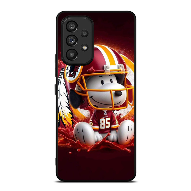 SNOOPY CHICAGO BLACKHAWKS FOOTBALL Samsung Galaxy A53 Case Cover