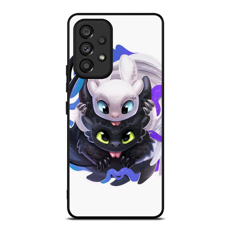 TOOTHLESS AND LIGHTFURY HOW TO TRAIN YOUR DRAGON Samsung Galaxy A53 Case Cover
