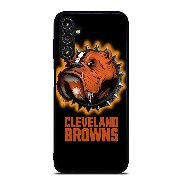 CLEVELAND BROWNS FOOTBALL LOGO DAWG POUND MASCOT Samsung Galaxy A14 Case Cover