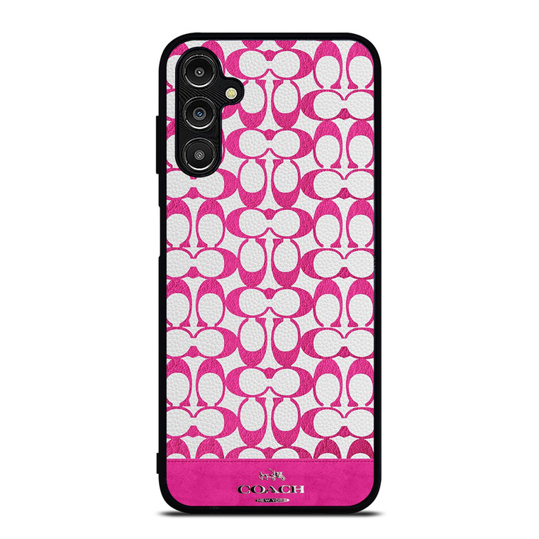 COACH NEW YORK LOGO PATTERN PINK EMBLEM Samsung Galaxy A14 Case Cover