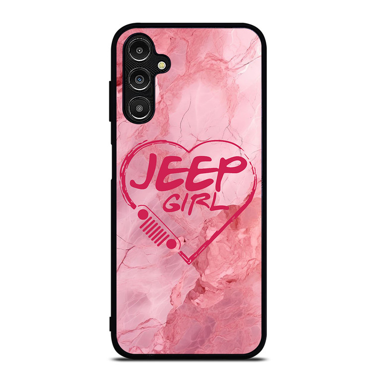 JEEP GIRL LOGO LOVE MARBLE Samsung Galaxy A14 Case Cover