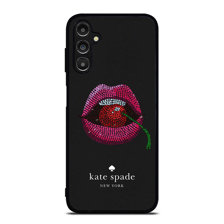KATE SPADE NEW YORK LIPS AND CHERRY Samsung Galaxy A14 Case Cover KATE SPADE NEW YORK LIPS AND CHERRY Samsung Galaxy A14 Case Cover
