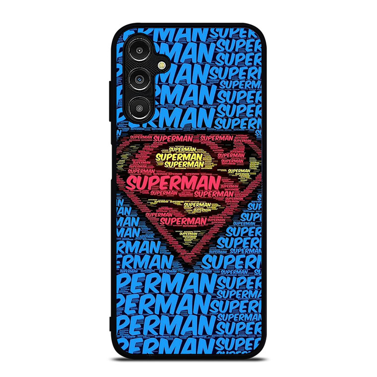 SUPERMAN TYPOGRAPHY LOGO Samsung Galaxy A14 Case Cover