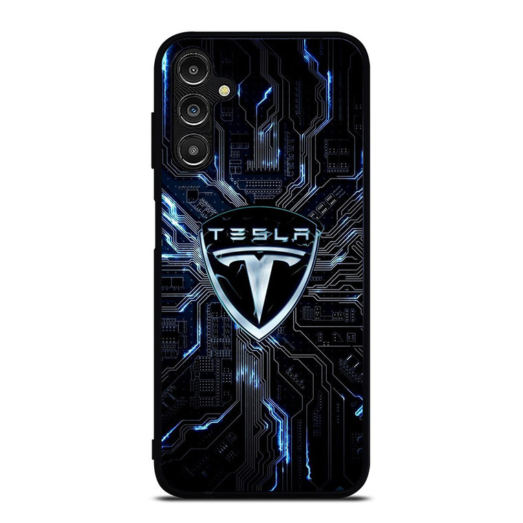 TESLA ELECTRIC CAR LOGO Samsung Galaxy A14 Case Cover