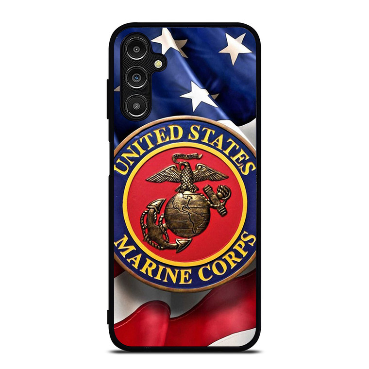 UNITED STATES US MARINE CORPS LOGO FLAG Samsung Galaxy A14 Case Cover