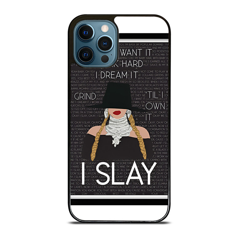 BEYONCE I SLAY QUOTE iPhone 12 Pro Max Case Cover