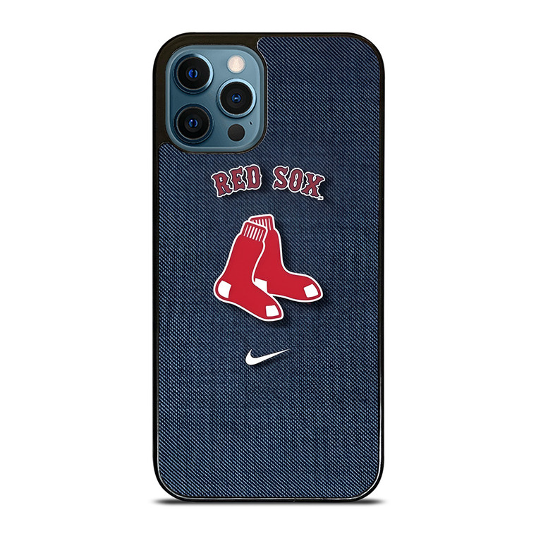 BOSTON RED SOX LOGO BASEBALL NIKE ICON ON JEANS iPhone 12 Pro Max Case Cover