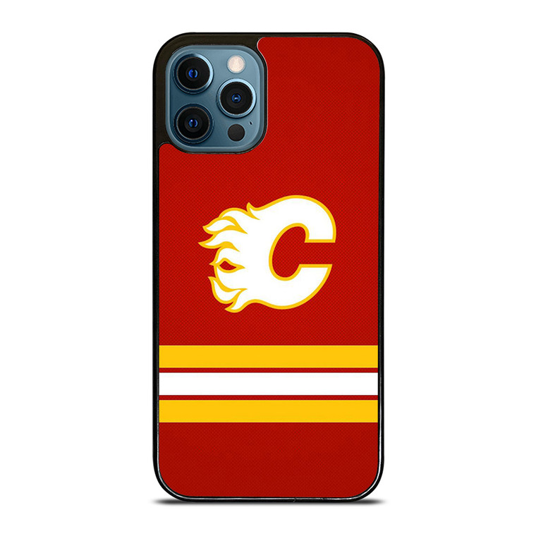 CALGARY FLAMES LOGO NHL HOCKEY TEAM ICON iPhone 12 Pro Max Case Cover