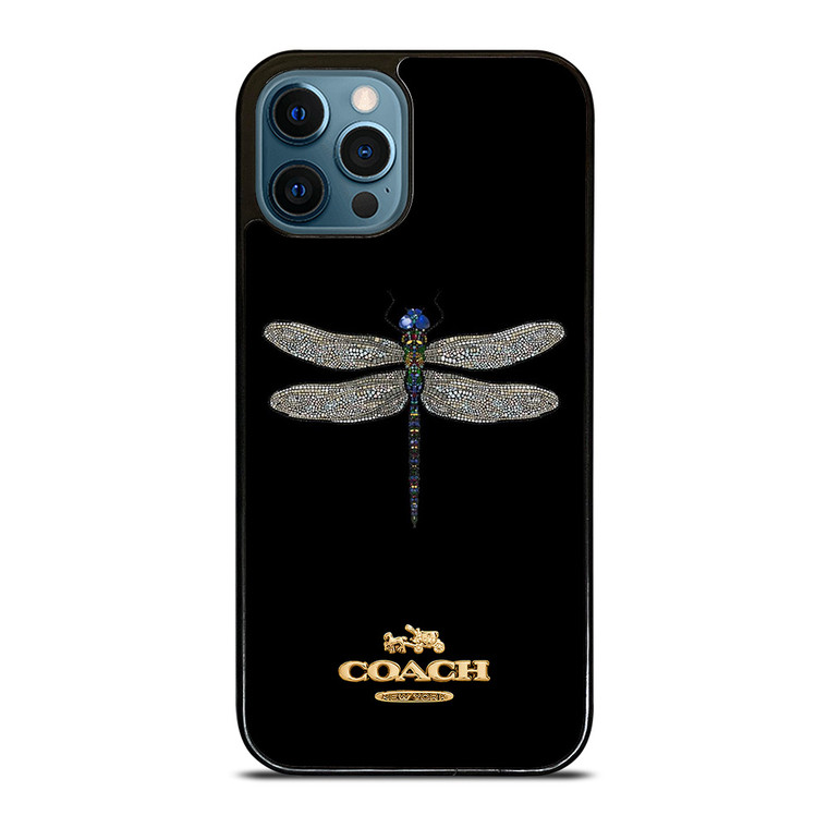 COACH NEW YORK LOGO DRAGONFLY iPhone 12 Pro Max Case Cover