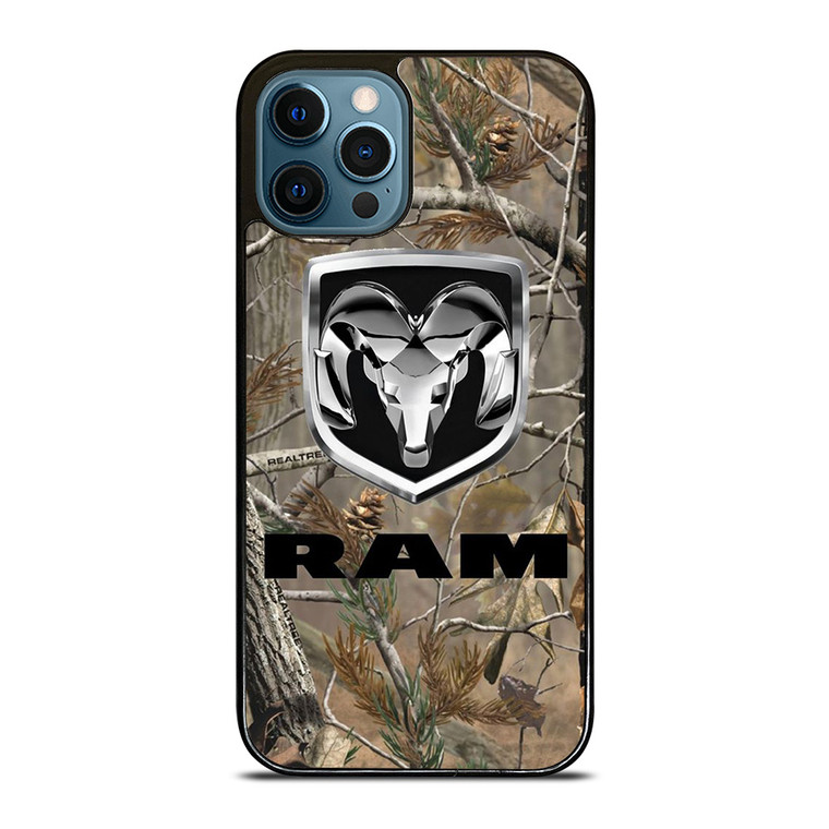 DODGE RAM TRUCK LOGO CAMO iPhone 12 Pro Max Case Cover