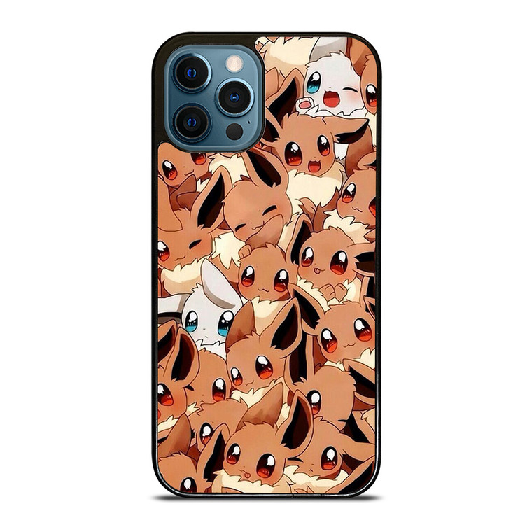 EEVEE POKEMON POCKET MONSTERS COLLAGE iPhone 12 Pro Max Case Cover