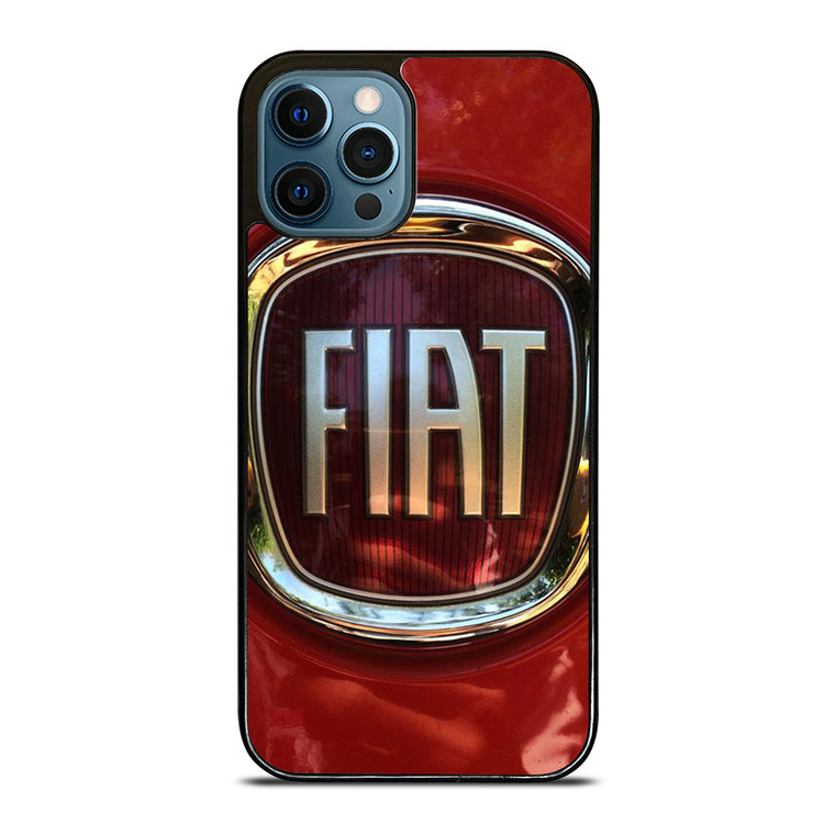 FIAT CAR RED LOGO iPhone 12 Pro Max Case Cover