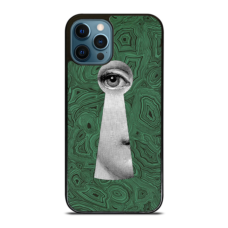 FORNASETTI MALACHITE EYE KEY iPhone 12 Pro Max Case Cover