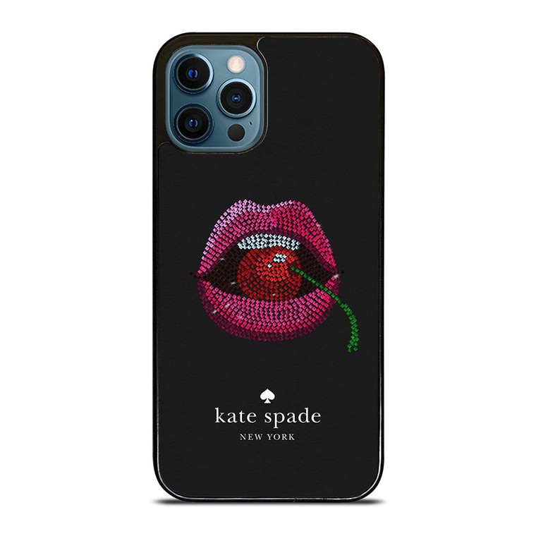 KATE SPADE NEW YORK LIPS AND CHERRY iPhone 12 Pro Max Case Cover