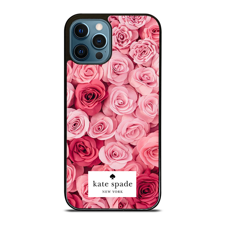 KATE SPADE NEW YORK ROSE PINK RED iPhone 12 Pro Max Case Cover