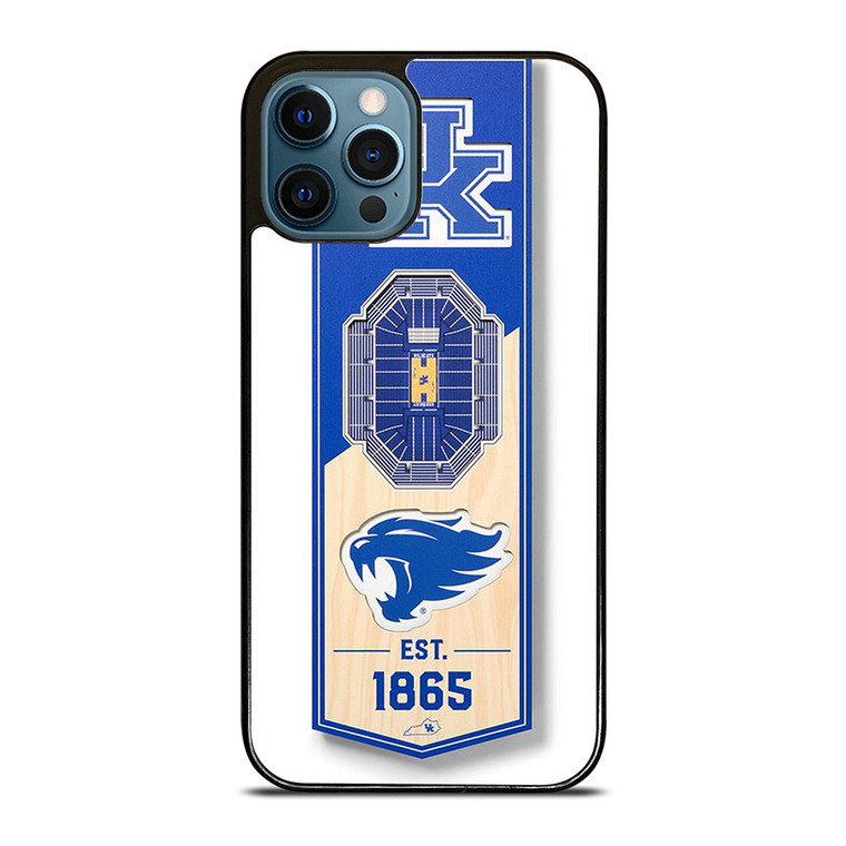 KENTUCKY WILD CATS UNIVERSITY BASKETBALL TEAM LOGO 1865 iPhone 12 Pro Max Case Cover