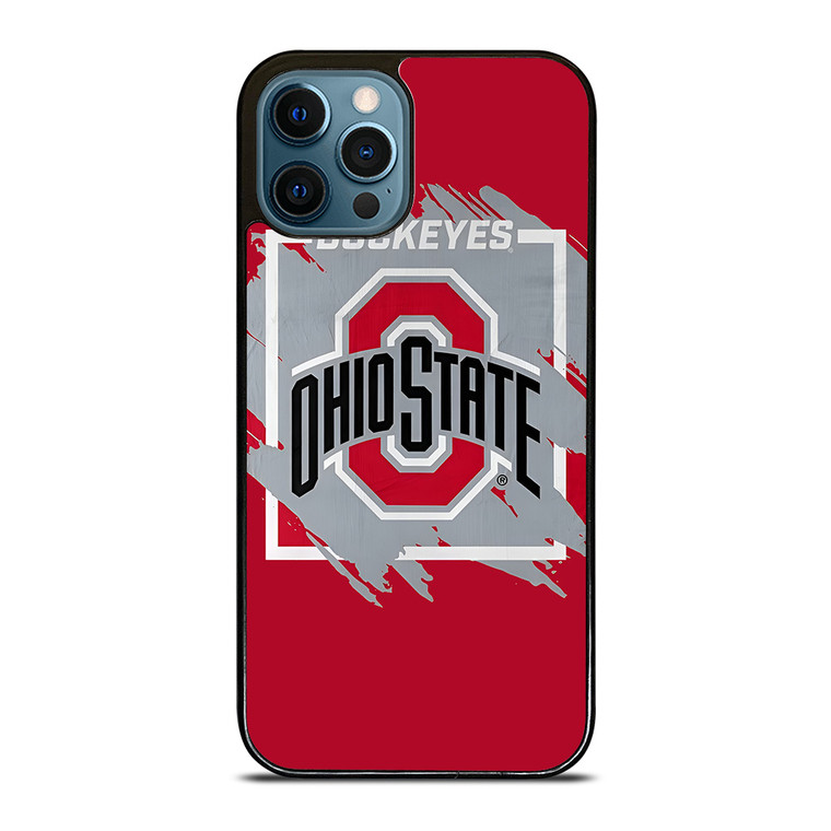 OHIO STATE BUCKEYES UNIVERSITY FOOTBALL LOGO iPhone 12 Pro Max Case Cover