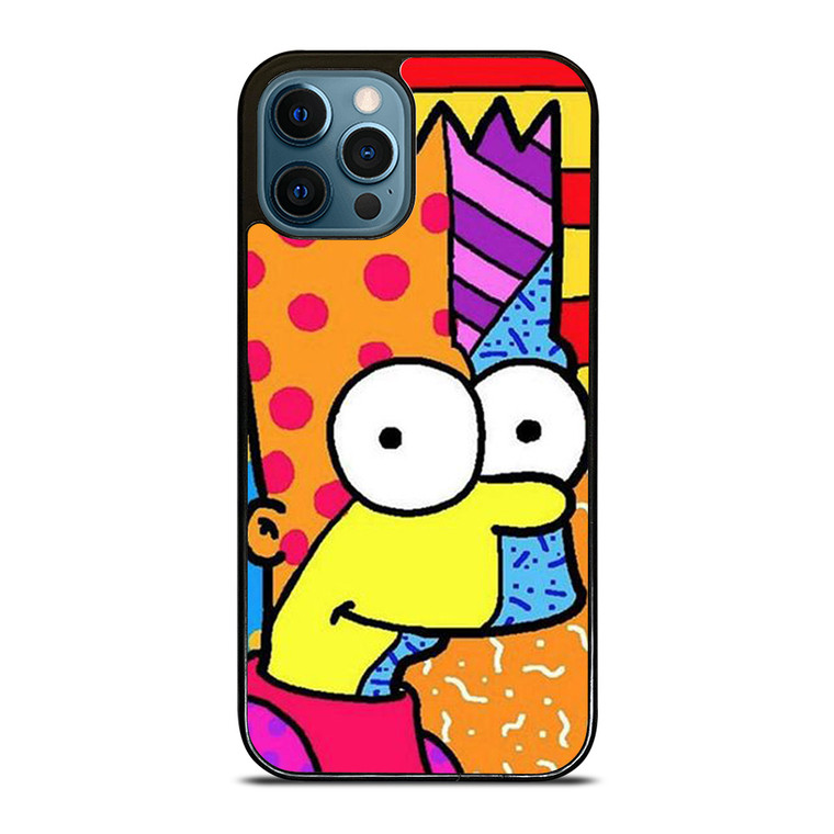 ROMERO BRITTO BART SIMPSONS ART iPhone 12 Pro Max Case Cover