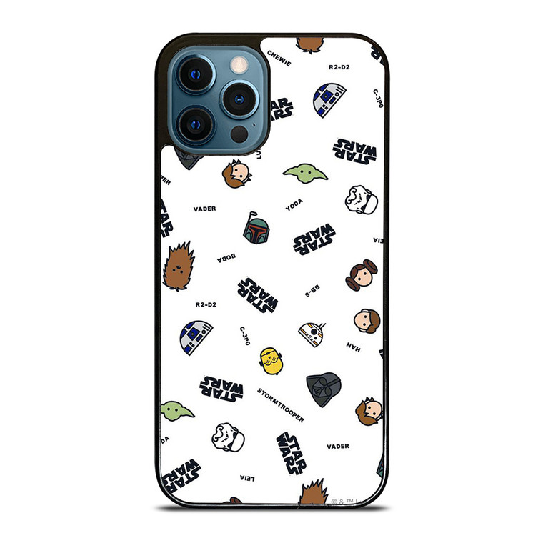 STAR WARS CUTE CARTOON COLLAGE iPhone 12 Pro Max Case Cover