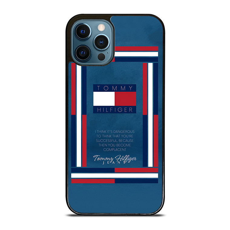 TOMMY HILFIGER LOGO QUOTE iPhone 12 Pro Max Case Cover
