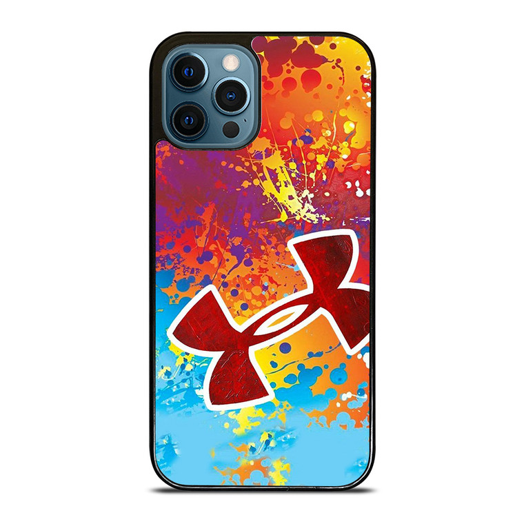 UNDER ARMOUR LOGO COLORFUL PAINT iPhone 12 Pro Max Case Cover