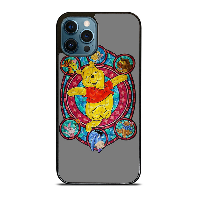 WINNIE THE POOH AND FRIENDS DISNEY MOZAIC ART iPhone 12 Pro Max Case Cover