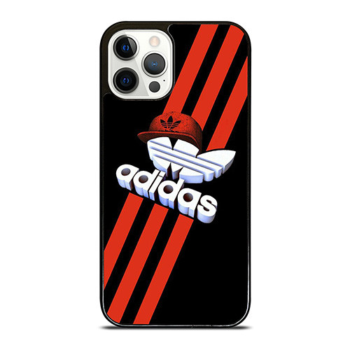 ADIDAS LOGO RED HAT iPhone 12 Pro Case Cover