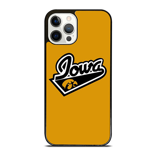 IOWA HAWKEYES UNIVERSITY BASKETBALL TEAM LOGO iPhone 12 Pro Case Cover