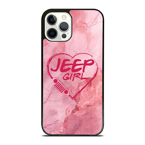 JEEP GIRL LOGO LOVE MARBLE iPhone 12 Pro Case Cover