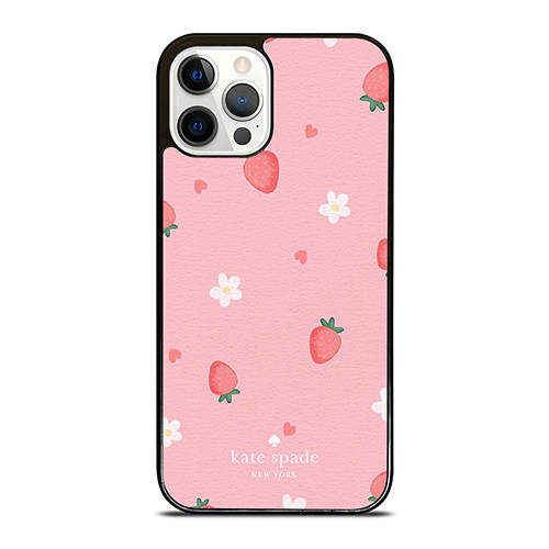 KATE SPADE NEW YORK LOGO STRAWBERRIES iPhone 12 Pro Case Cover