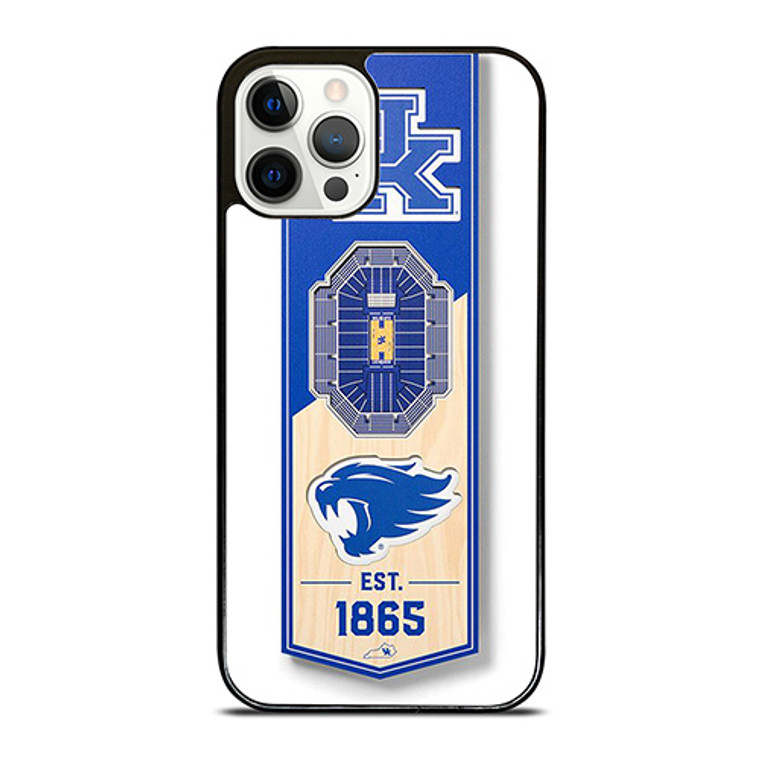 KENTUCKY WILD CATS UNIVERSITY BASKETBALL TEAM LOGO 1865 iPhone 12 Pro Case Cover