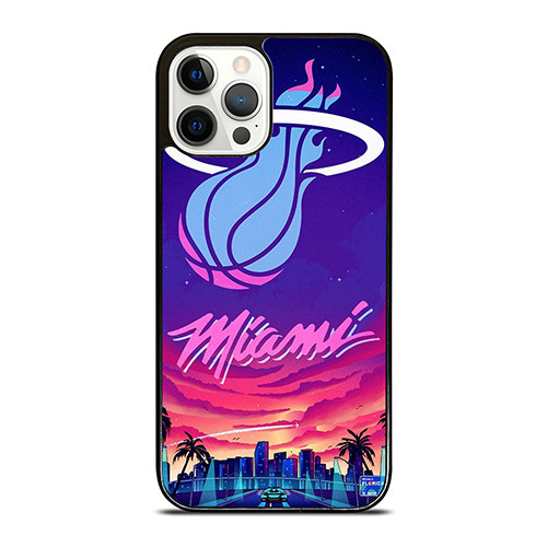 MIAMI HEAT BASKETBALL TEAM LOGO iPhone 12 Pro Case Cover