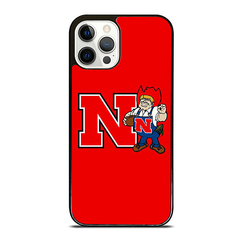 NEBRASKA HUSKERS ICON UNIVERSITY FOOTBALL LOGO iPhone 12 Pro Case Cover