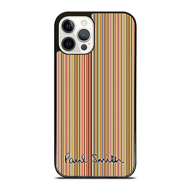 PAUL SMITH LOGO SIGNATURE PATTERN iPhone 12 Pro Case Cover PAUL SMITH LOGO SIGNATURE PATTERN iPhone 12 Pro Case Cover
