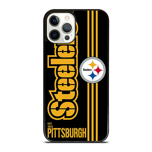 PITTSBURGH STEELERS FOOTBALL TEAM LOGO EST 1933 iPhone 12 Pro Case Cover