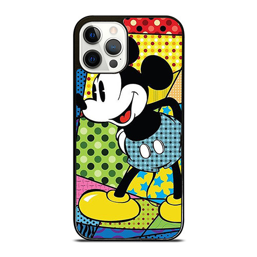 ROMERO BRITTO MICKEY MOUSE ART iPhone 12 Pro Case Cover