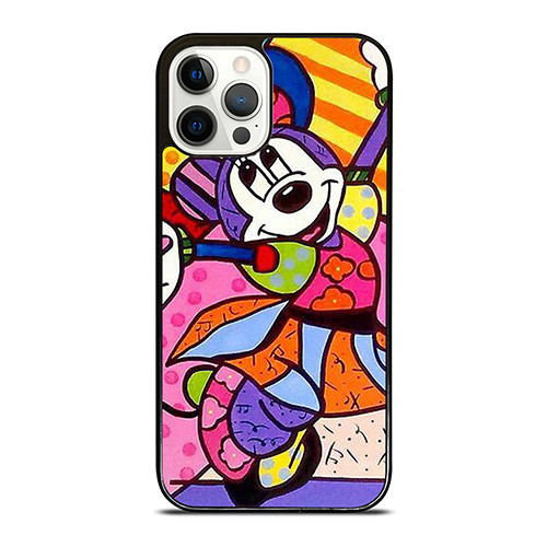 ROMERO BRITTO MINNIE MOUSE ART iPhone 12 Pro Case Cover