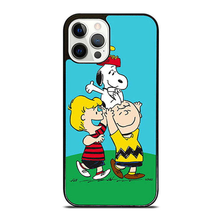 SNOOPY THE PEANUTS AND GANK iPhone 12 Pro Case Cover