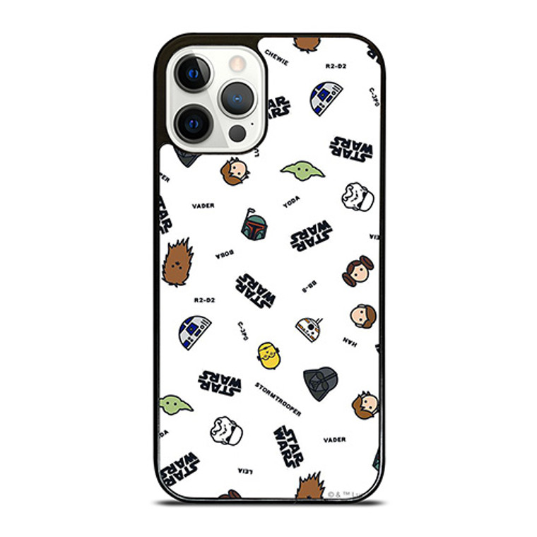 STAR WARS CUTE CARTOON COLLAGE iPhone 12 Pro Case Cover