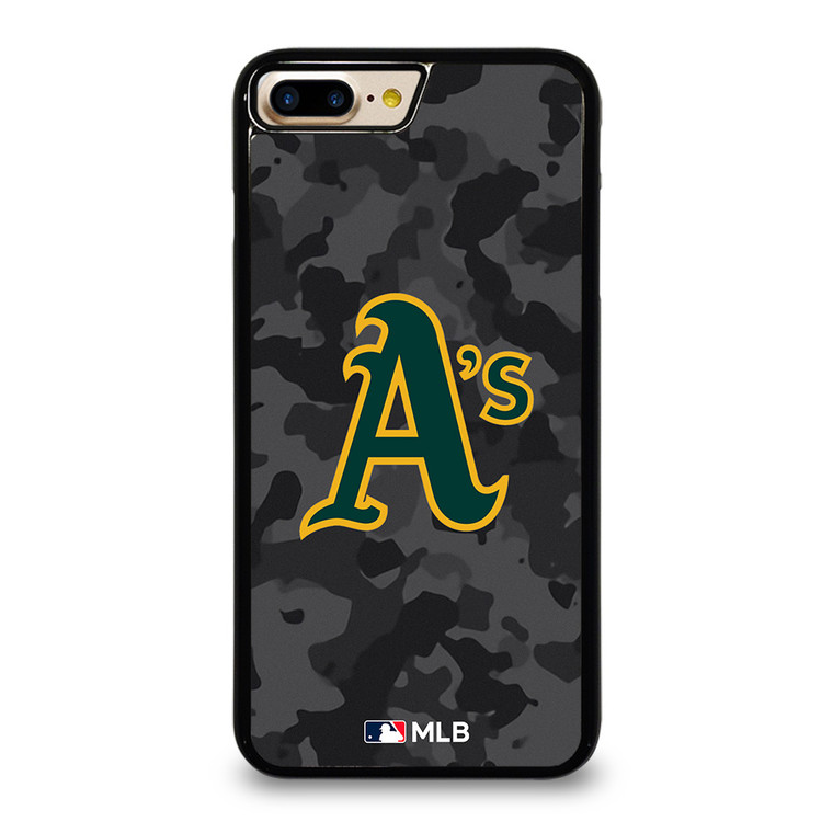 OAKLAND ATHLETICS BASEBALL BLACK CAMO iPhone 7 / 8 Plus Case Cover