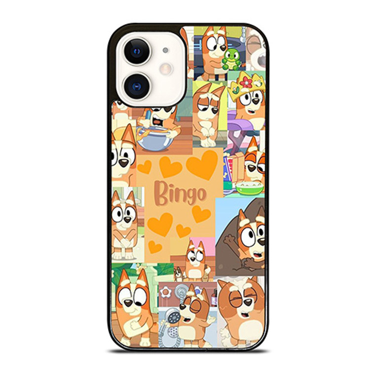 BLUEY BINGO CARTOON SERIES iPhone 12 Case Cover BLUEY BINGO CARTOON SERIES iPhone 12 Case Cover