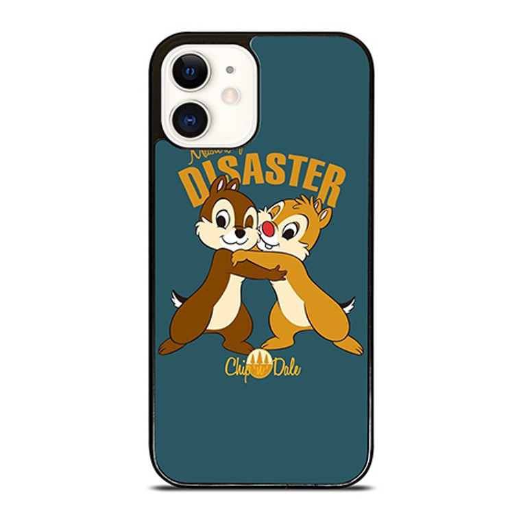 CHIP AND DALE DISNEY CARTOON MASTER OF DISASTER iPhone 12 Case Cover