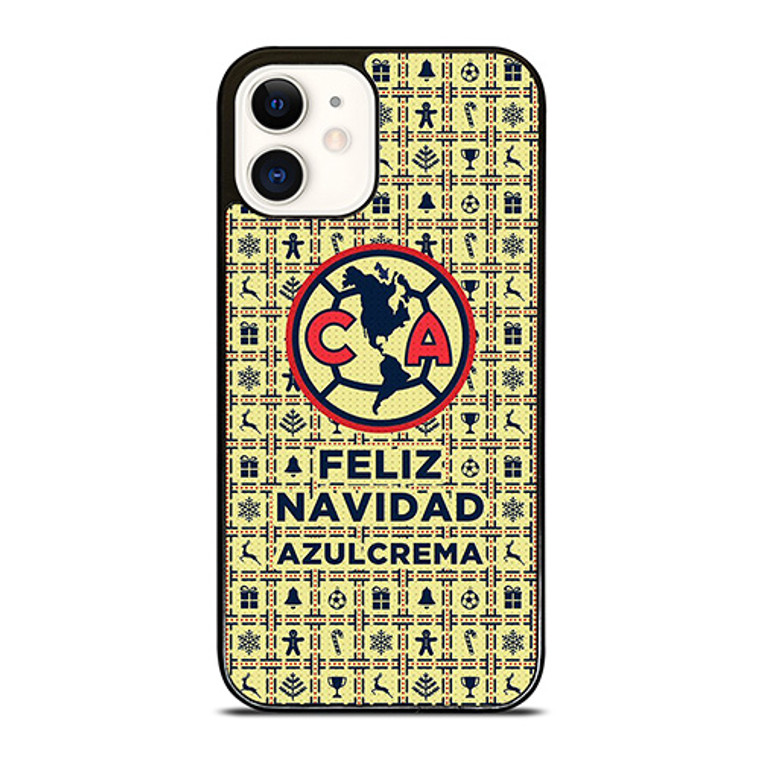 CLUB AMERICA MEXICO AZULCREMA AGUILAZ iPhone 12 Case Cover