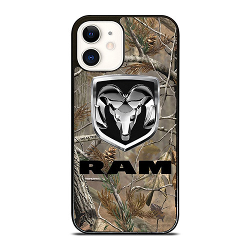 DODGE RAM TRUCK LOGO CAMO iPhone 12 Case Cover