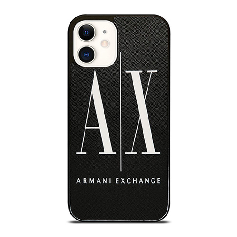 GIROGIO ARMANI LOGO EXCHANGE AX iPhone 12 Case Cover