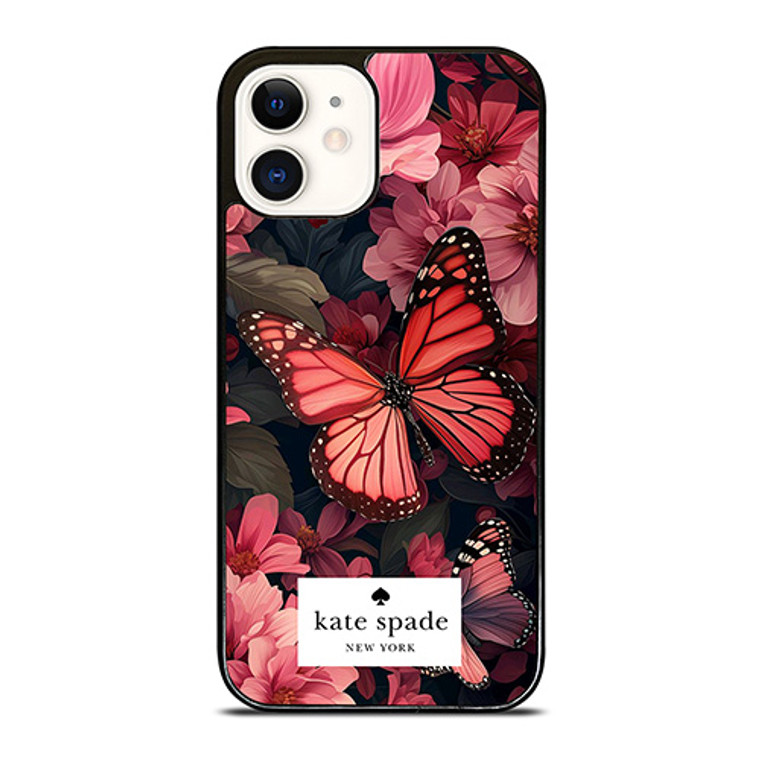 KATE SPADE NEW YORK FLOWER BUTTTERFLY iPhone 12 Case Cover