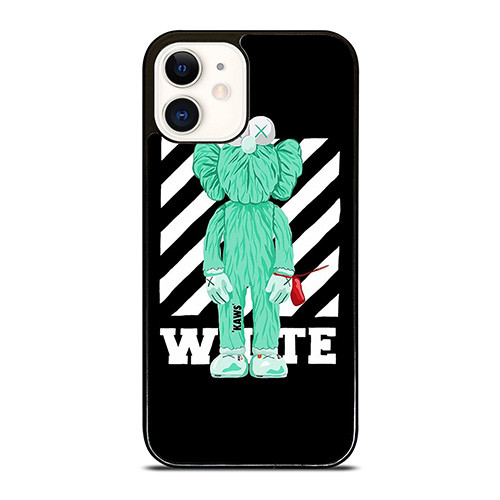 KAWS ICON OFF WHITE LOGO iPhone 12 Case Cover