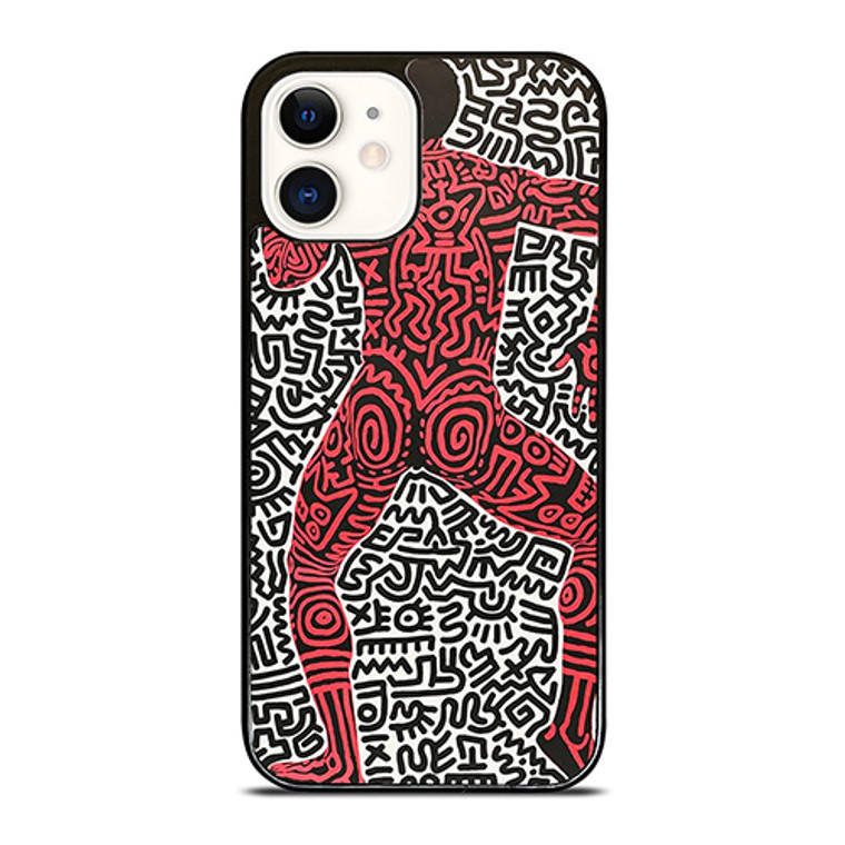 KEITH HARING ART INTO 84 iPhone 12 Case Cover