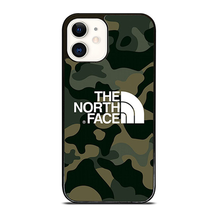 THE NORTH FACE LOGO CAMO iPhone 12 Case Cover