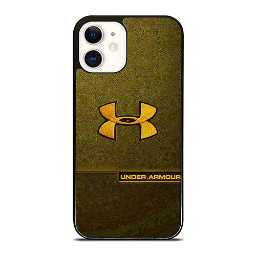 UNDER ARMOUR LOGO EMBROIDERY YELLOW iPhone 12 Case Cover